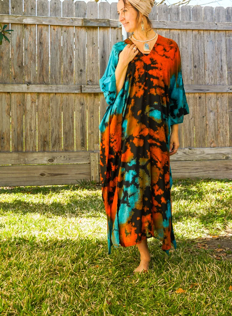 Ocean Ember Kaftan