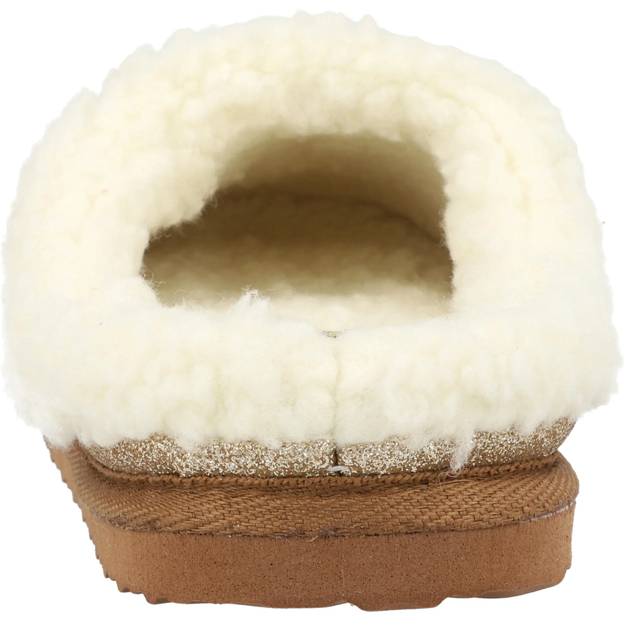 Polo Ralph Lauren Charlotte Gold Glitter Slippers