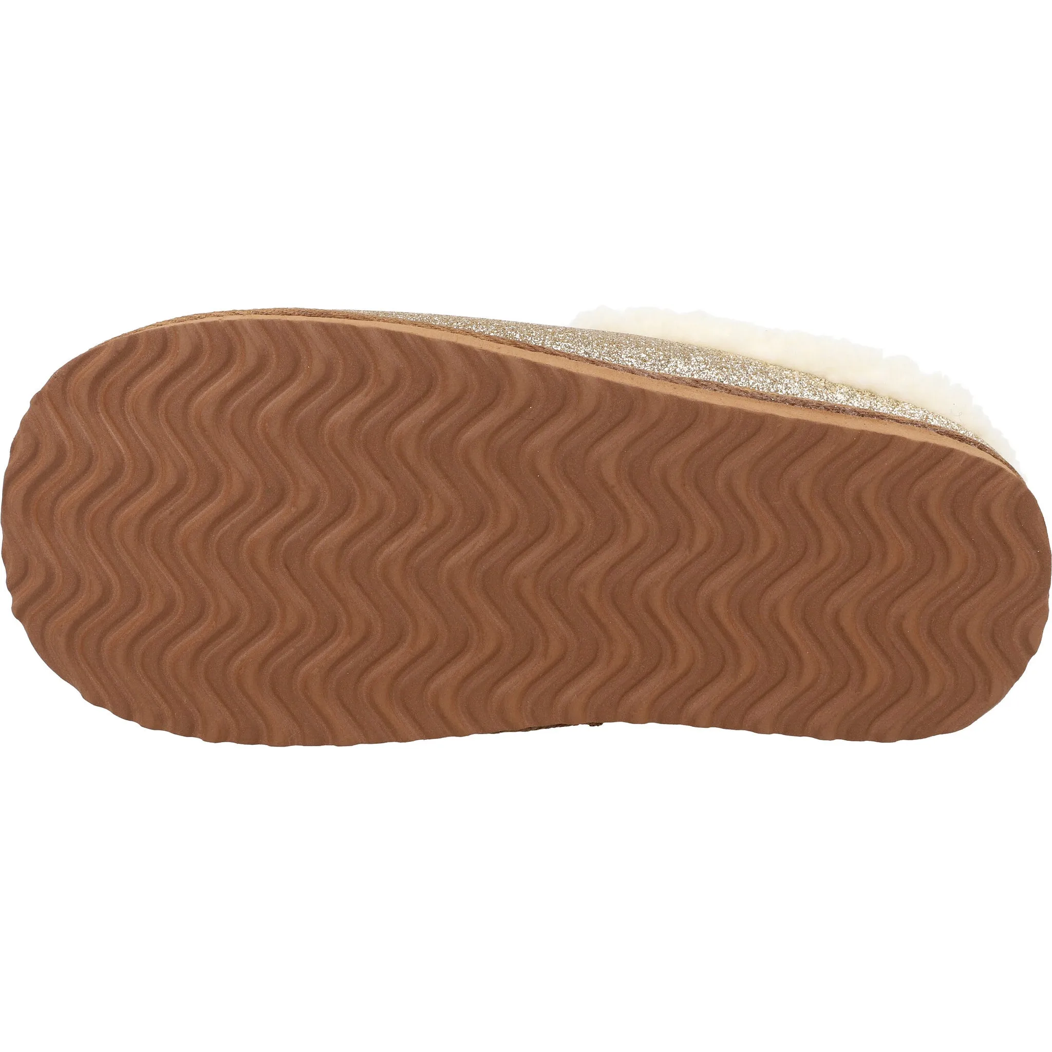 Polo Ralph Lauren Charlotte Gold Glitter Slippers