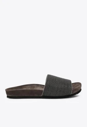 Precious Suede Slides