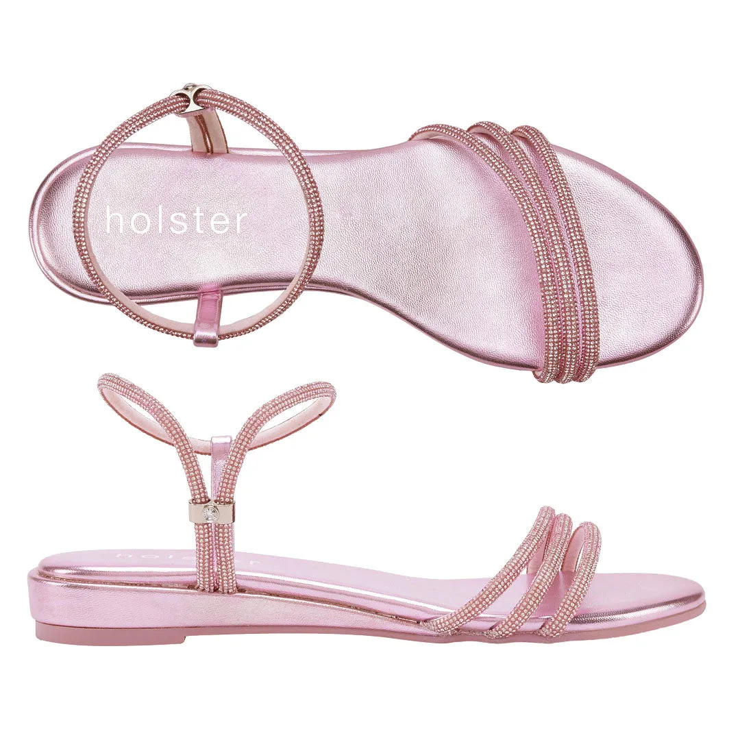 Revel Low Wedge Bundle - Pink / Light Gold