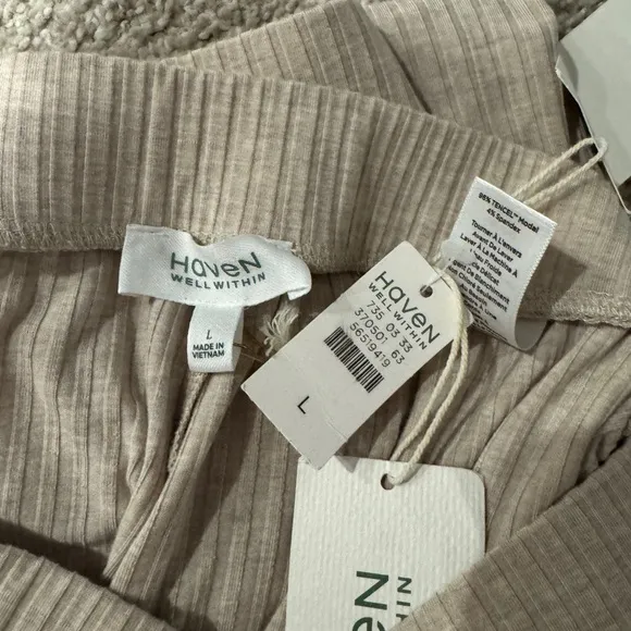Ribbed Modal Lounge/PJ Set in Fawn Heather Color