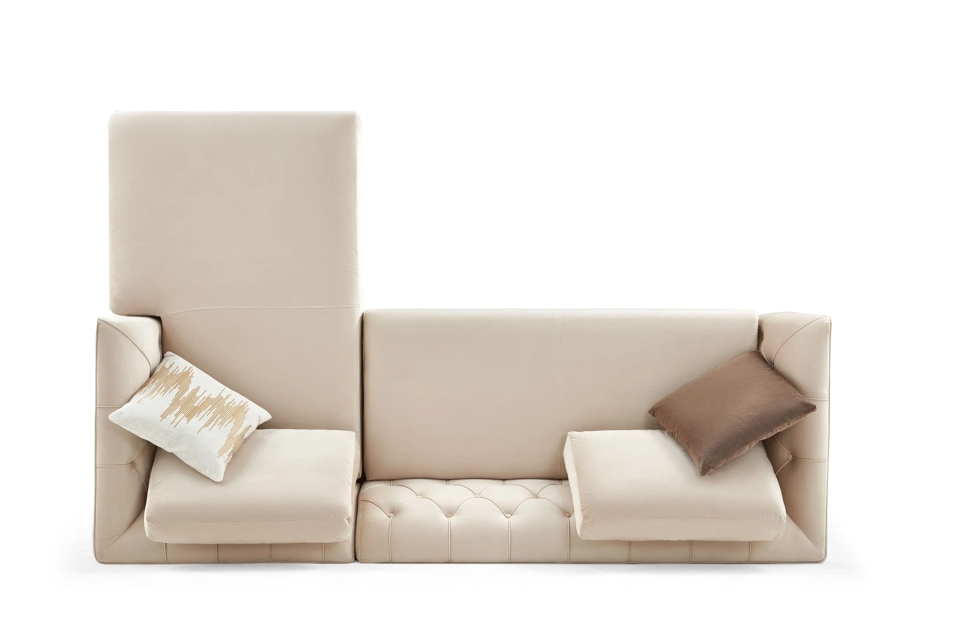 Rubeza Cricket 2 Seater/Chaise - Warm Sand