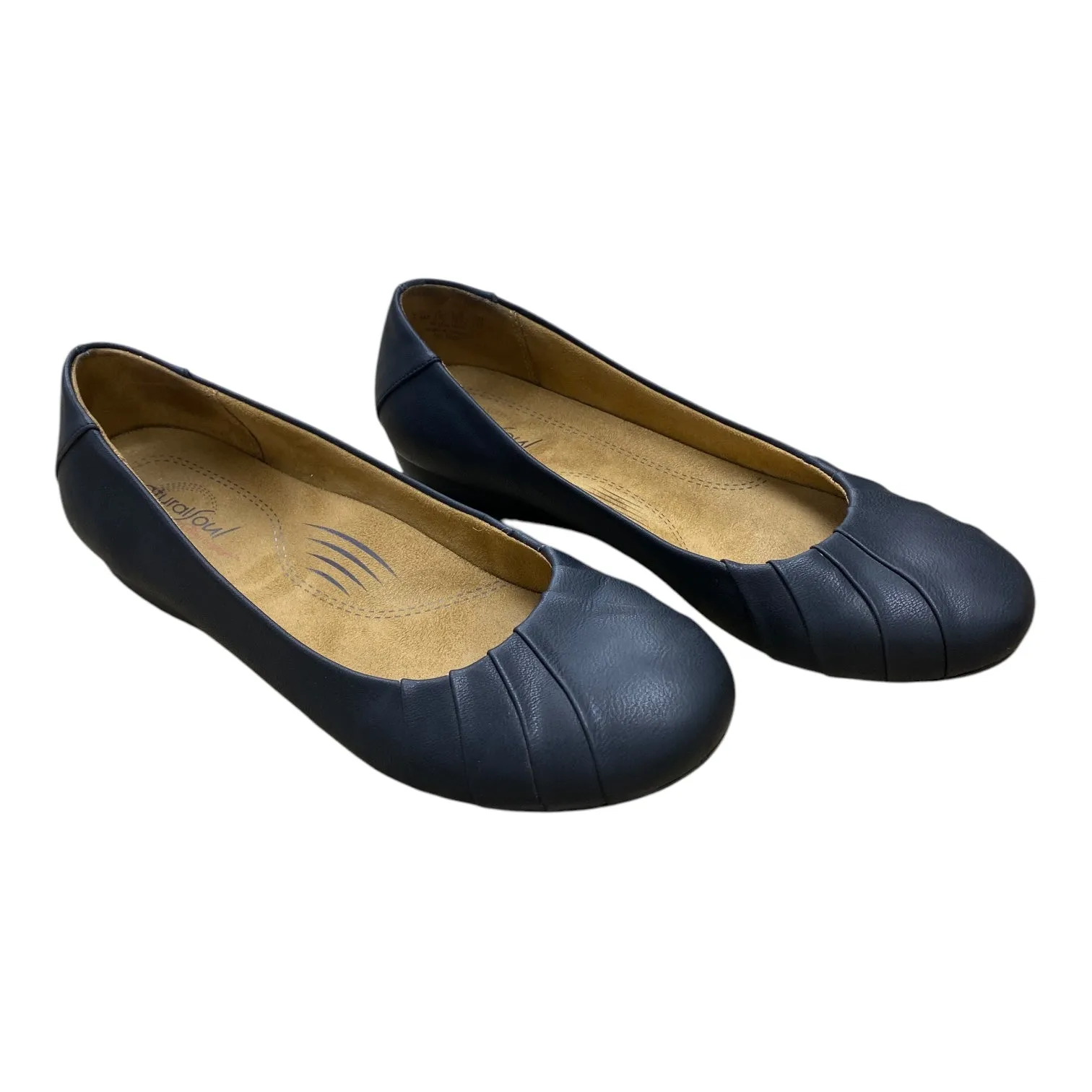 Shoes Flats By Natural Soul In Black, Size:8.5