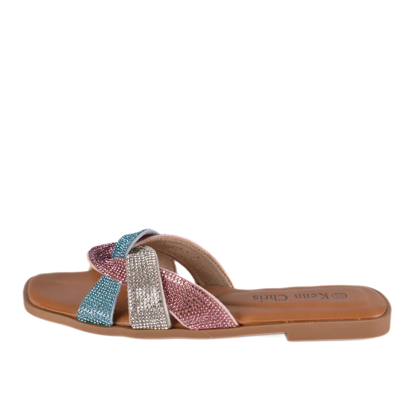 Slip On Flat Bling-Bling Slippers