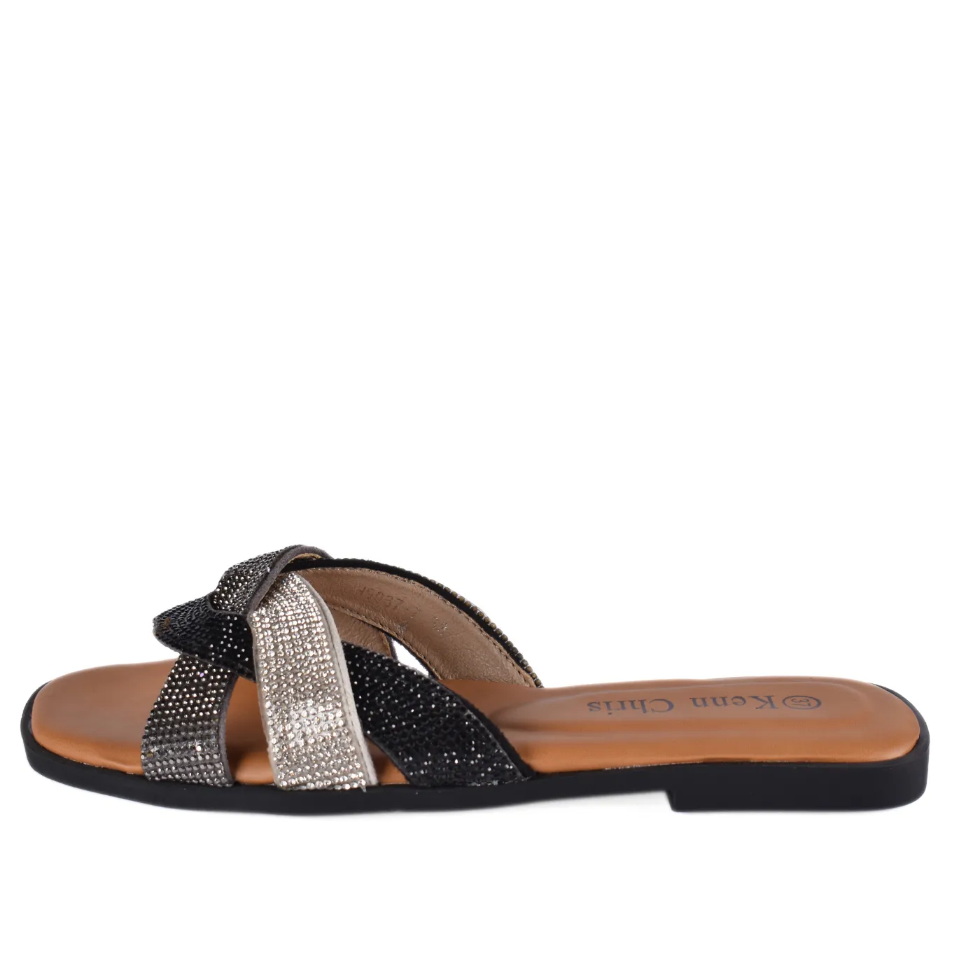 Slip On Flat Bling-Bling Slippers