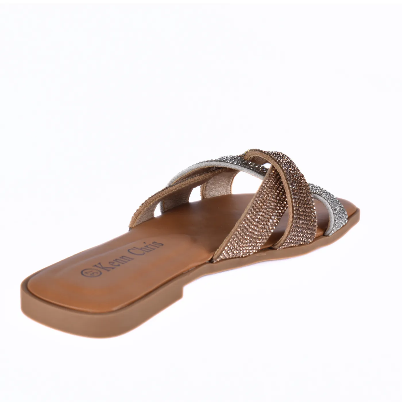 Slip On Flat Bling-Bling Slippers