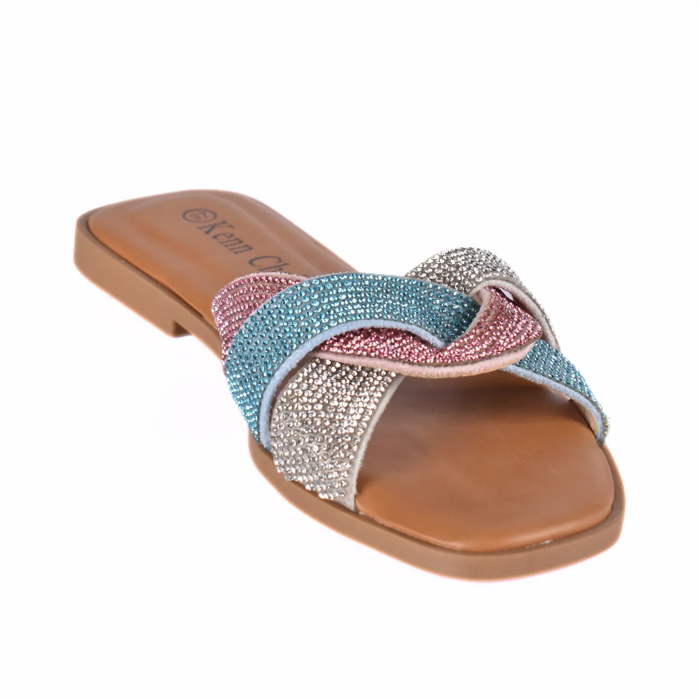 Slip On Flat Bling-Bling Slippers
