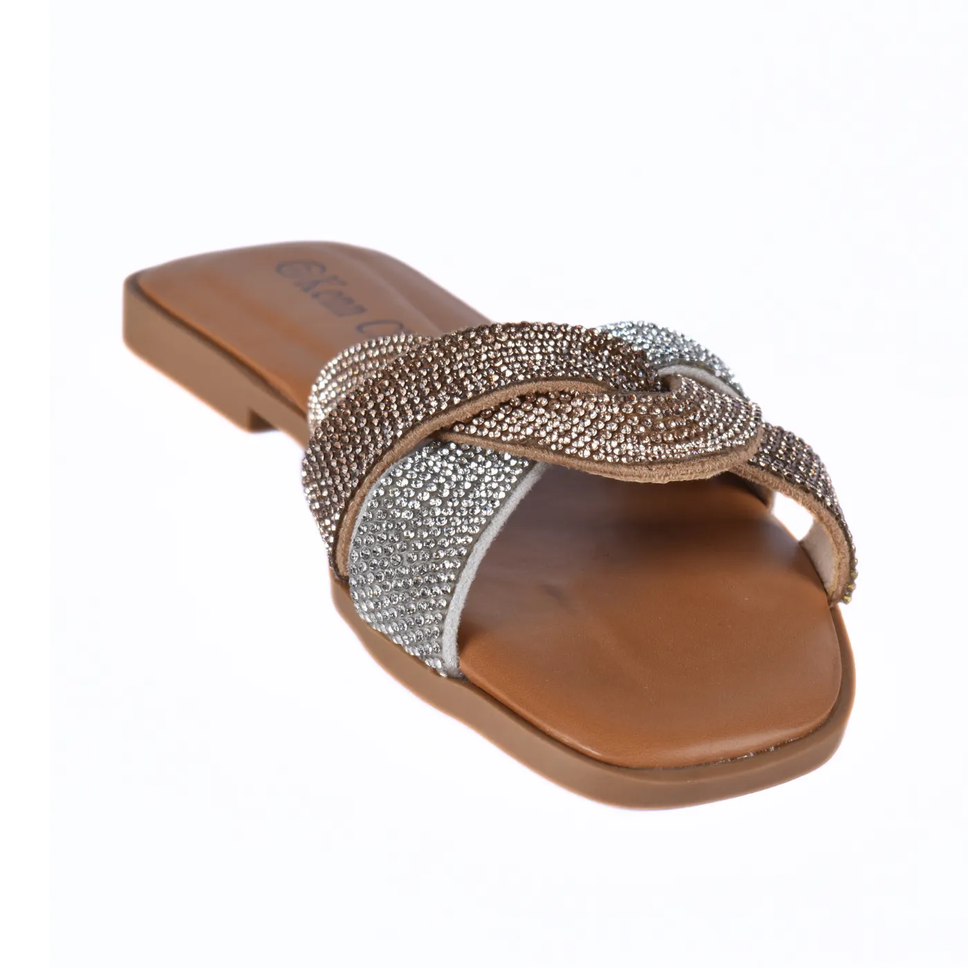 Slip On Flat Bling-Bling Slippers