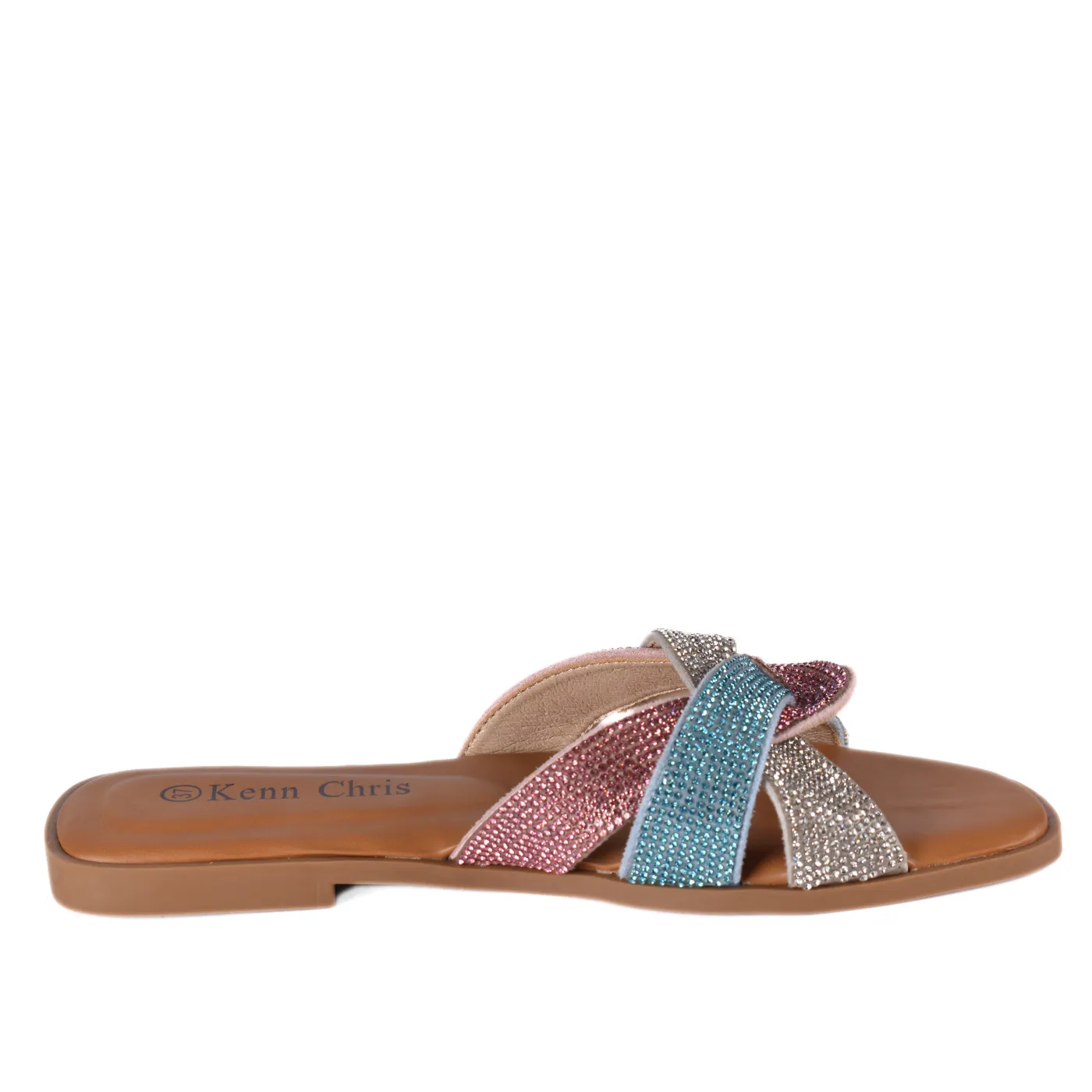 Slip On Flat Bling-Bling Slippers