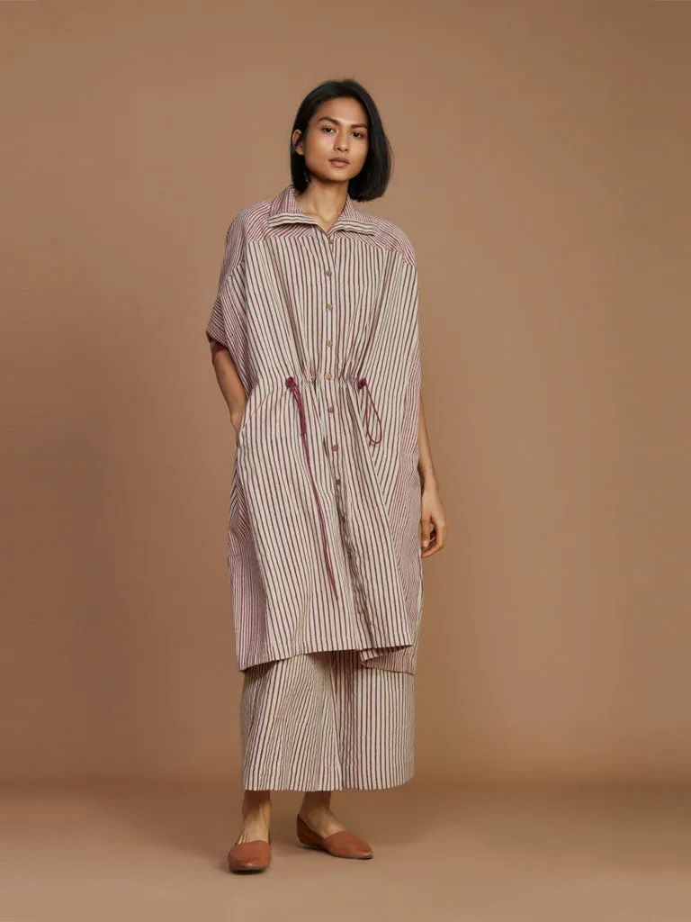 Striped Kaftan Dress