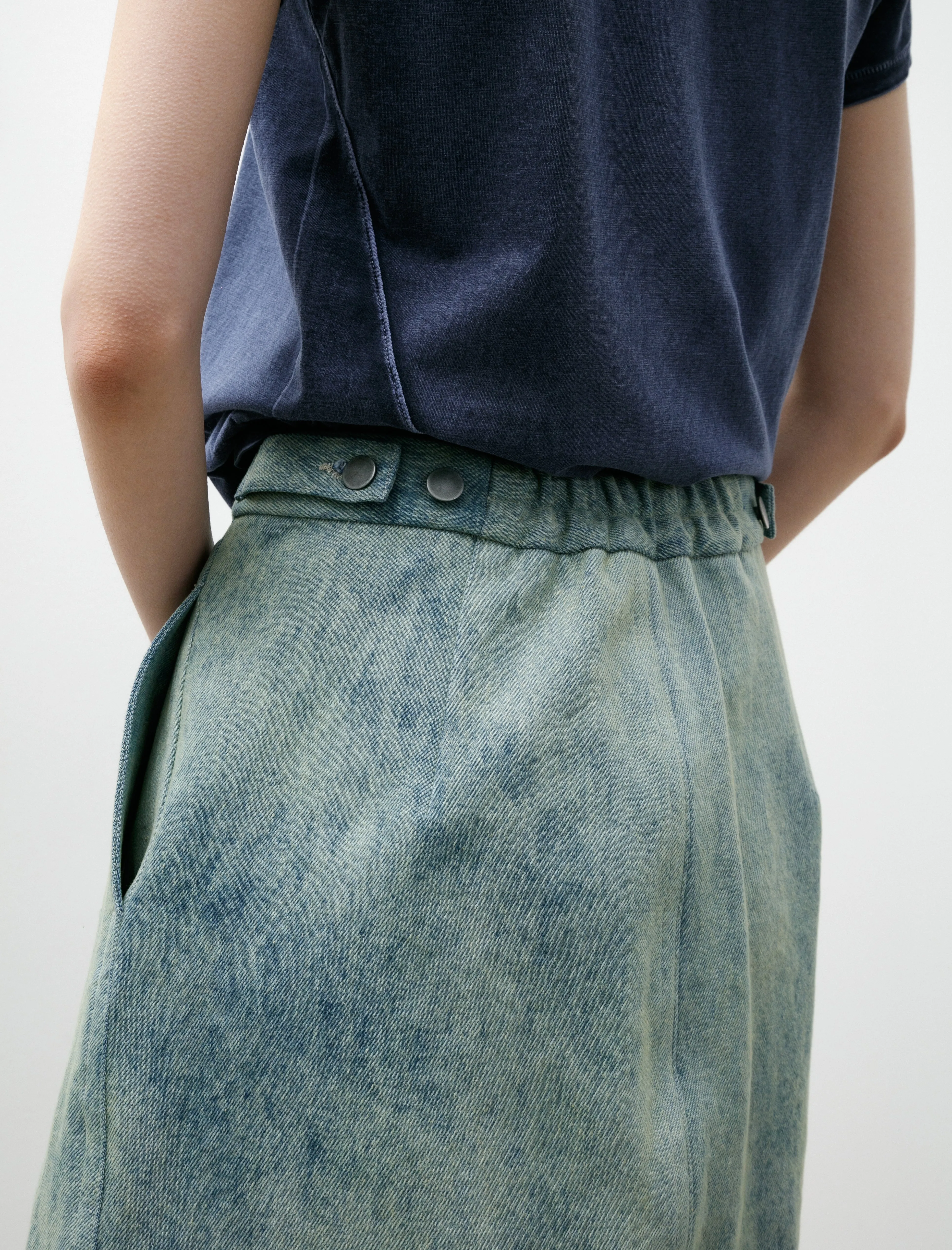 Structure Jean Skirt Acid