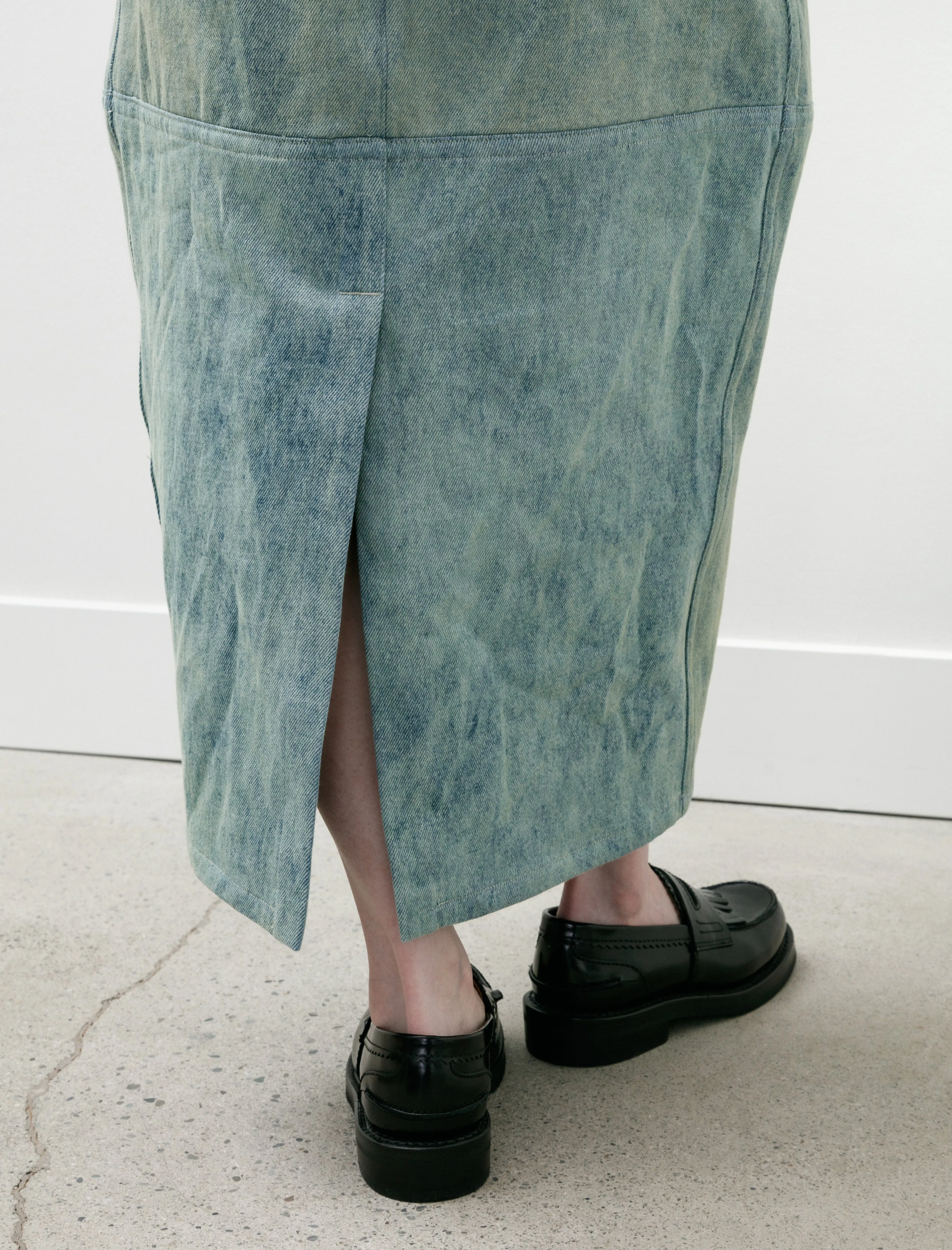 Structure Jean Skirt Acid