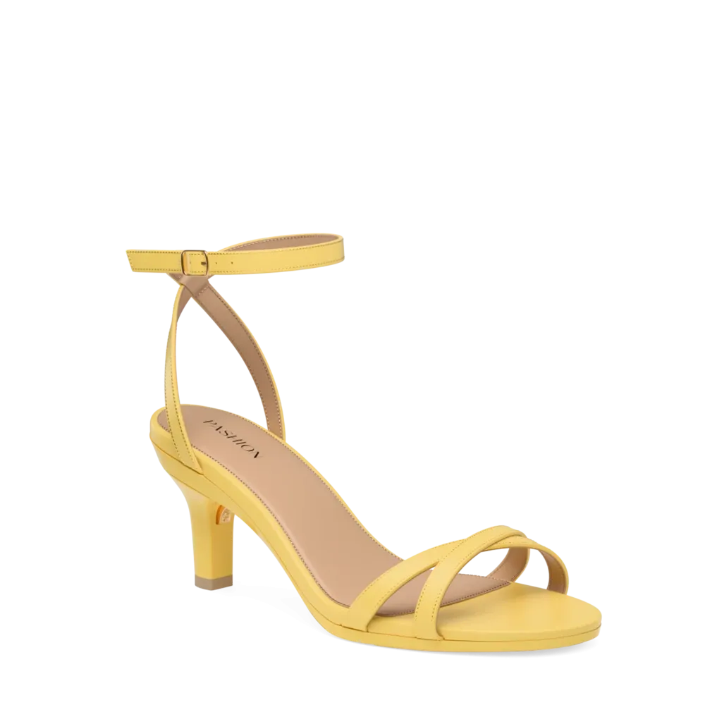 The Brynn - Limoncello Leather 3 Stiletto