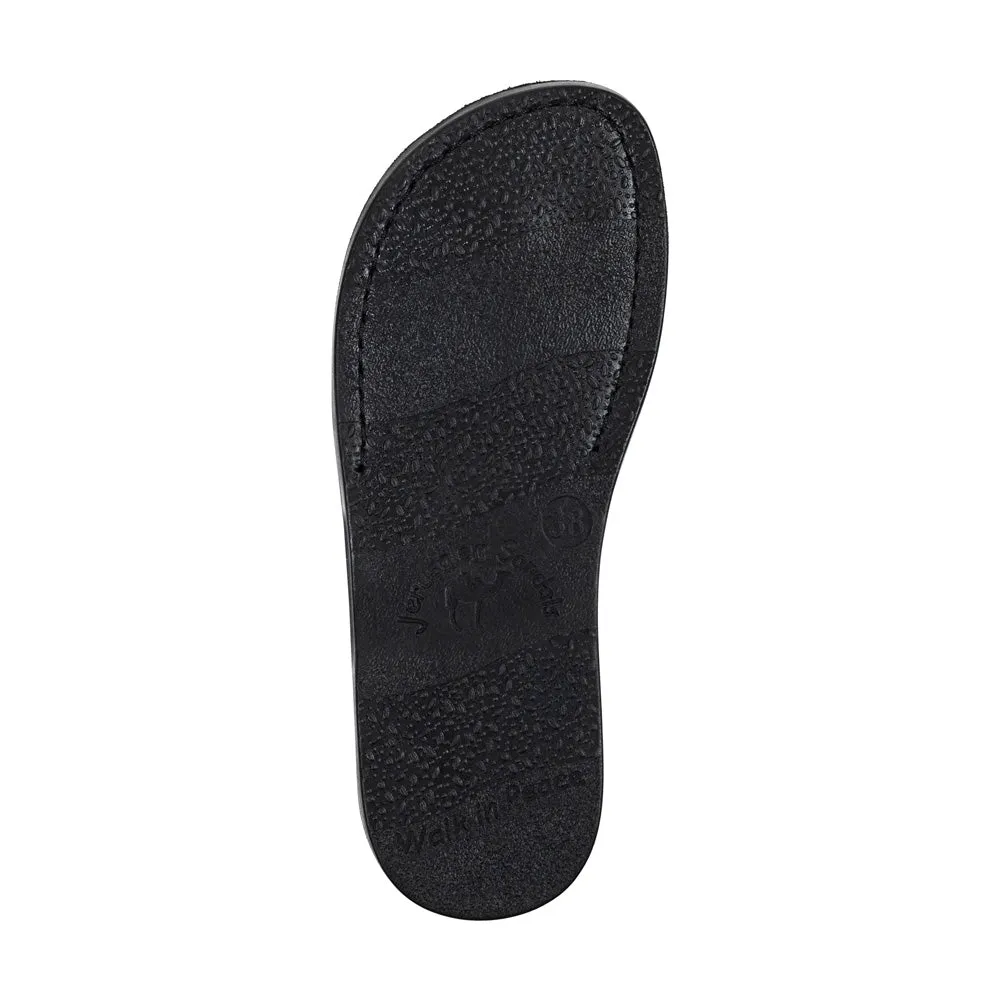 The Good Shepherd - Leather Toe Loop Sandal | Violet