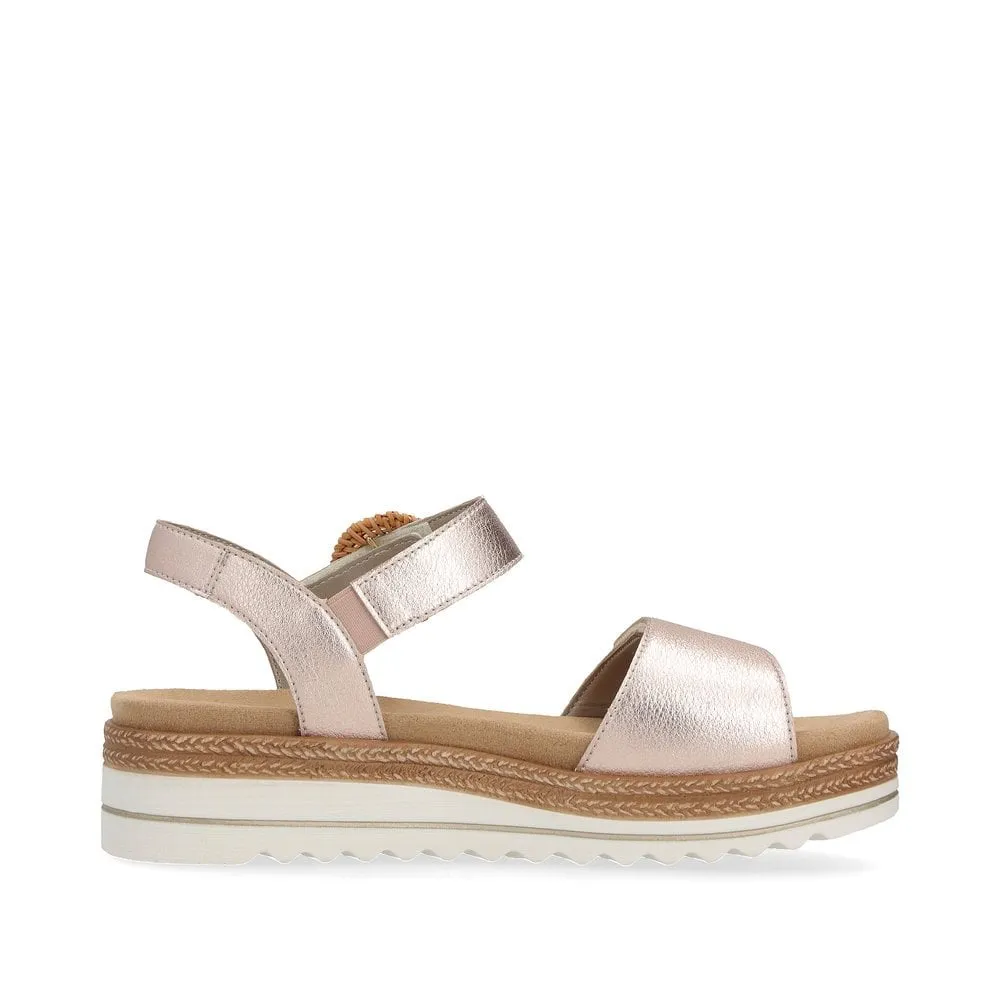 Tornell Rose Gold Sandals