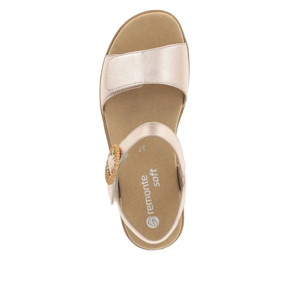 Tornell Rose Gold Sandals