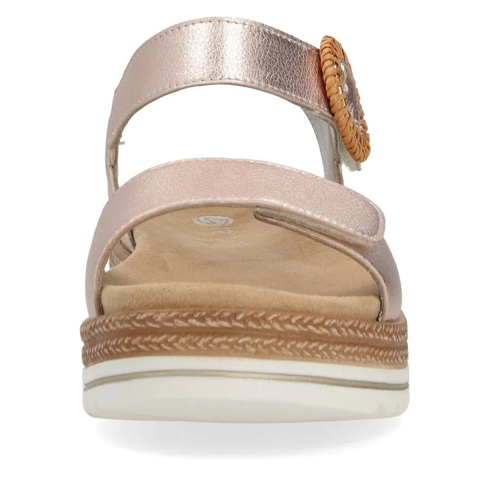 Tornell Rose Gold Sandals
