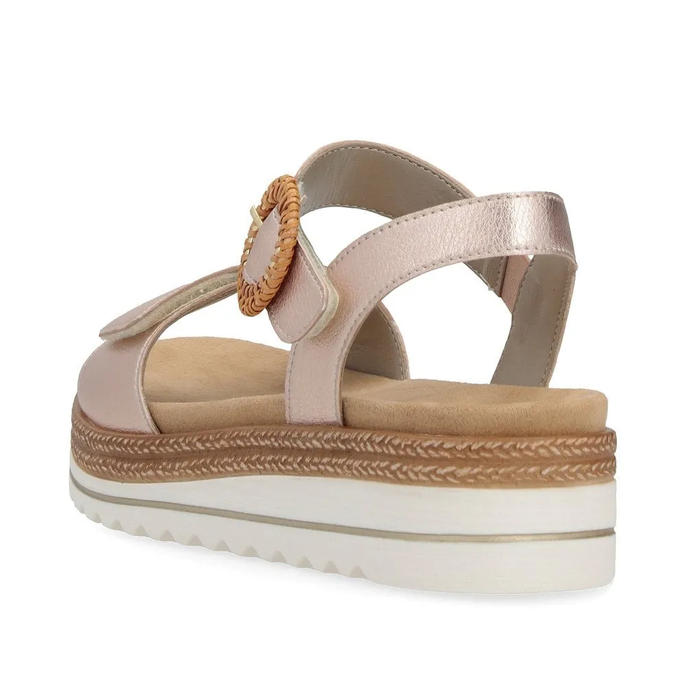 Tornell Rose Gold Sandals