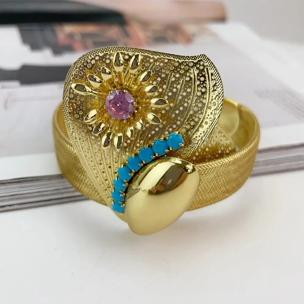 Unique Style Brazilian Handmade Flower Jewelry Set