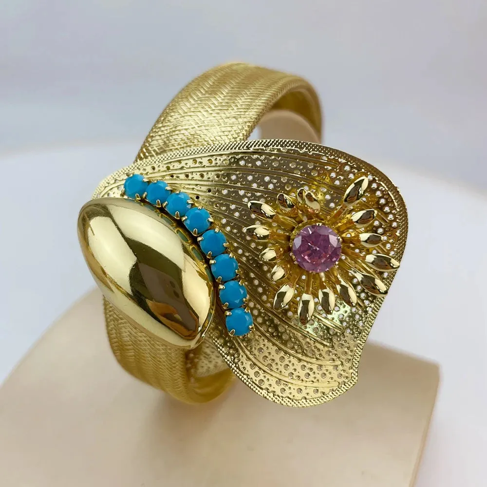 Unique Style Brazilian Handmade Flower Jewelry Set