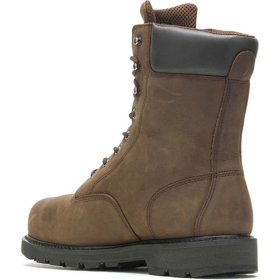 Wolverine Men's McKay 8" Steel Toe WP MG Work Boot -Brown- W05680