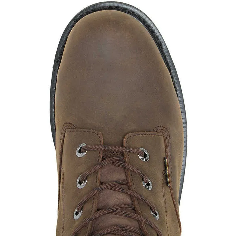 Wolverine Men's McKay 8" Steel Toe WP MG Work Boot -Brown- W05680
