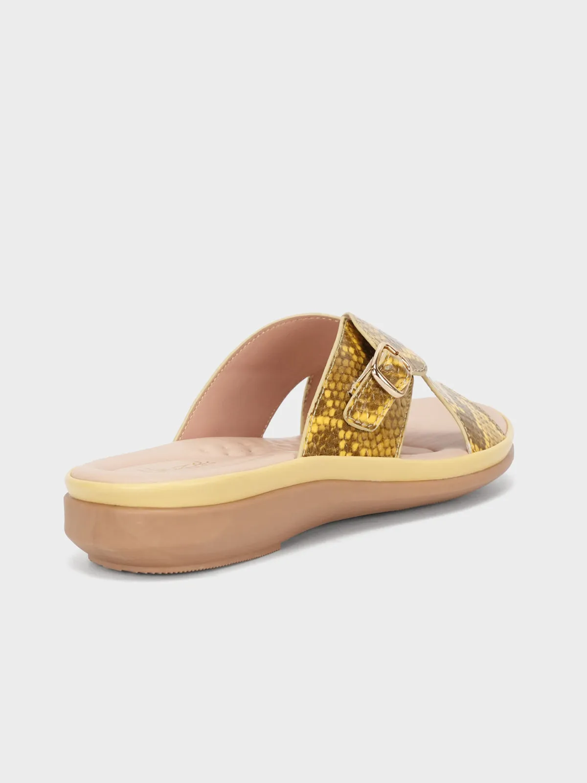 Women "CRESIDA" Crossover Comfy Flat Slippers