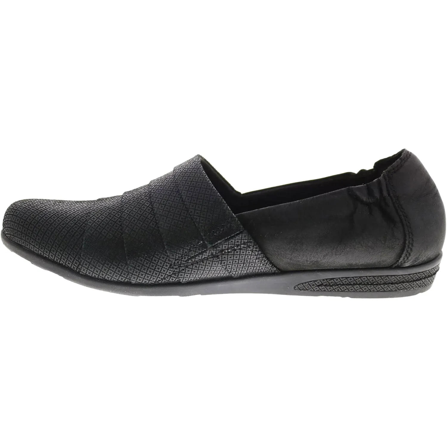 Women's Earth Marsala Black Suede